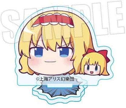 Alice Margatroid (Yukkuri) Mini Acrylic Stand - Touhou Project - Bellhouse - Approx. 5 cm x 5 cm - Pre-owned