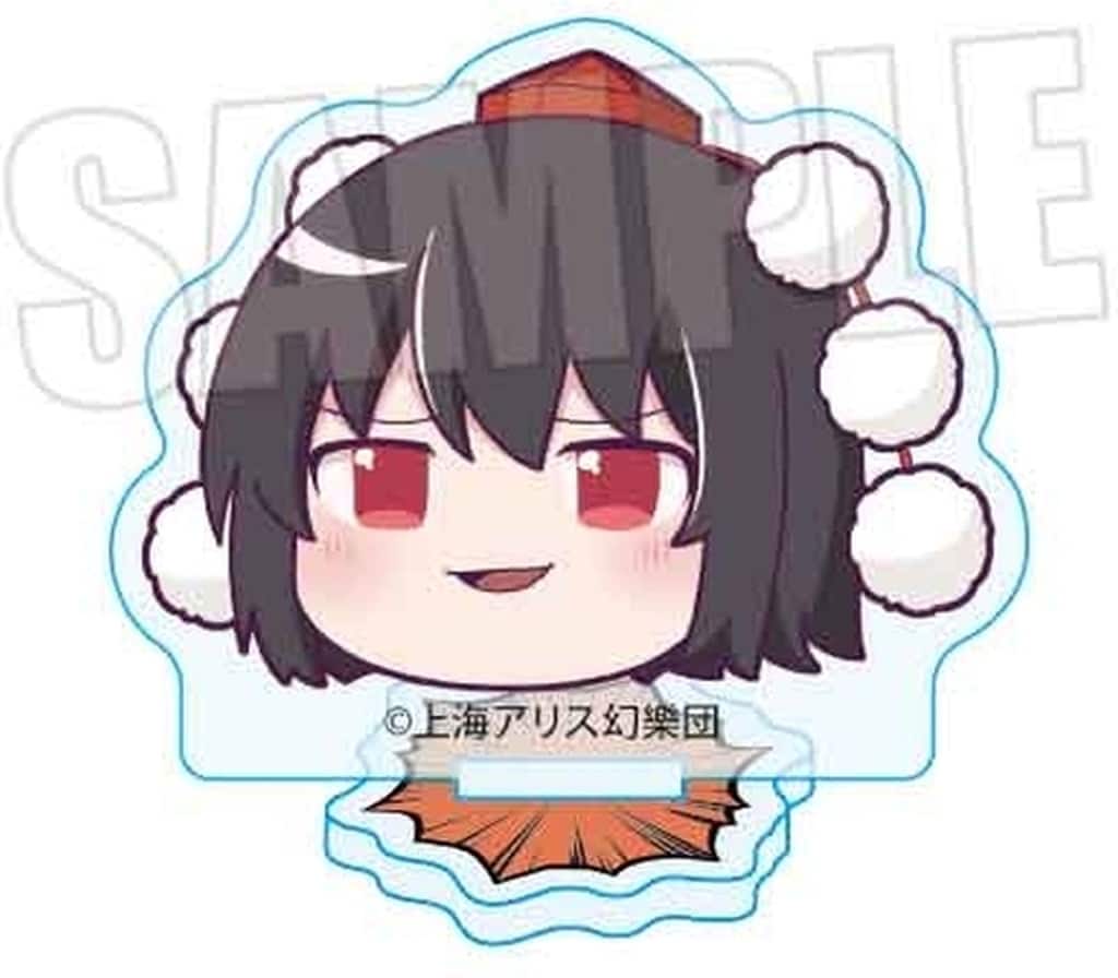 Shameimaru Aya (Yukkuri) Mini Acrylic Stand - Touhou Project - Bell House - Approx. 5 cm x 5 cm - Pre-owned