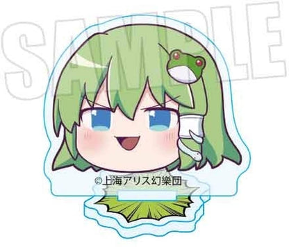 Sanae Kochiya (Yukkuri) Mini Acrylic Stand - Touhou Project - Bell House - Approx 5 cm x 5 cm - Pre-owned