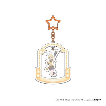 Kagamine Rin Acrylic Keychain - VOCALOID / Hatsune Miku Series Acrylic Keyholder (Approx. 58 x 115 x 3 mm) SanTan Pre-owned