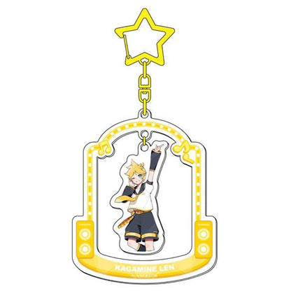 Kagamine Len Acrylic Keychain - VOCALOID / Hatsune Miku Series - Approx. 58 x 115 x 3 mm - Santan (Pre-owned)