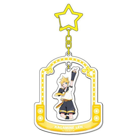 Kagamine Len Acrylic Keychain - VOCALOID / Hatsune Miku Series - Approx. 58 x 115 x 3 mm - Santan (Pre-owned)