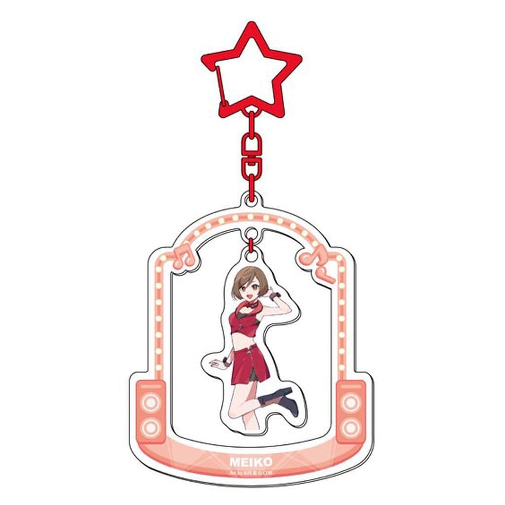 MEIKO Acrylic Keychain - Hatsune Miku / VOCALOID Design - Approx. 58 x 115 x 3 mm - Santan (Pre-owned)
