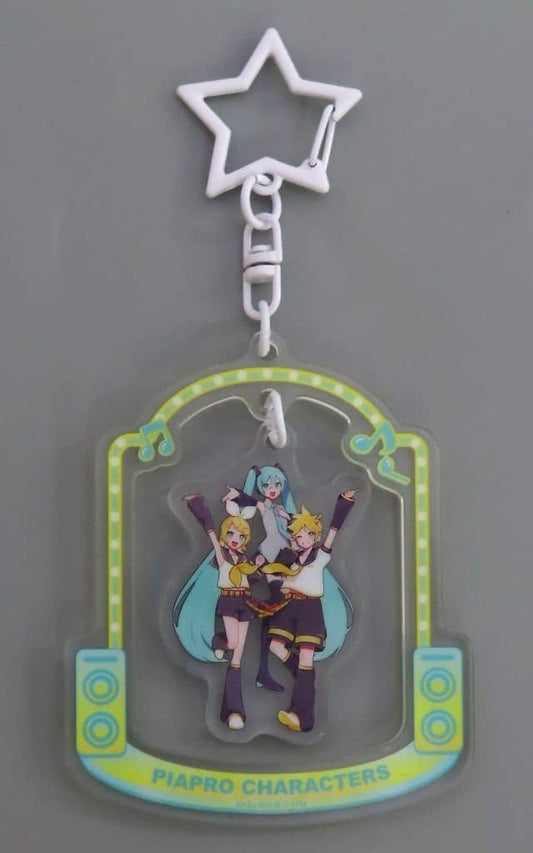 Hatsune Miku Acrylic Keychain (Approx. 58 x 115 x 3 mm) - Santan Brand - Pre-owned