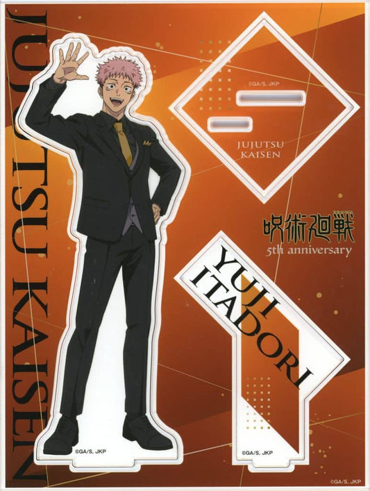 Yuji Itadori Acrylic Stand — Jujutsu Kaisen 5th Anniversary POP UP SHOP in Marui (Artemis) Approx. 150 x 200 mm