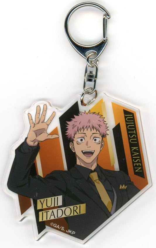 Yuji Itadori Acrylic Keychain - Jujutsu Kaisen 5th Anniversary Pop-Up Shop (Approx. 68 x 75 mm) - Artemis - Pre-owned