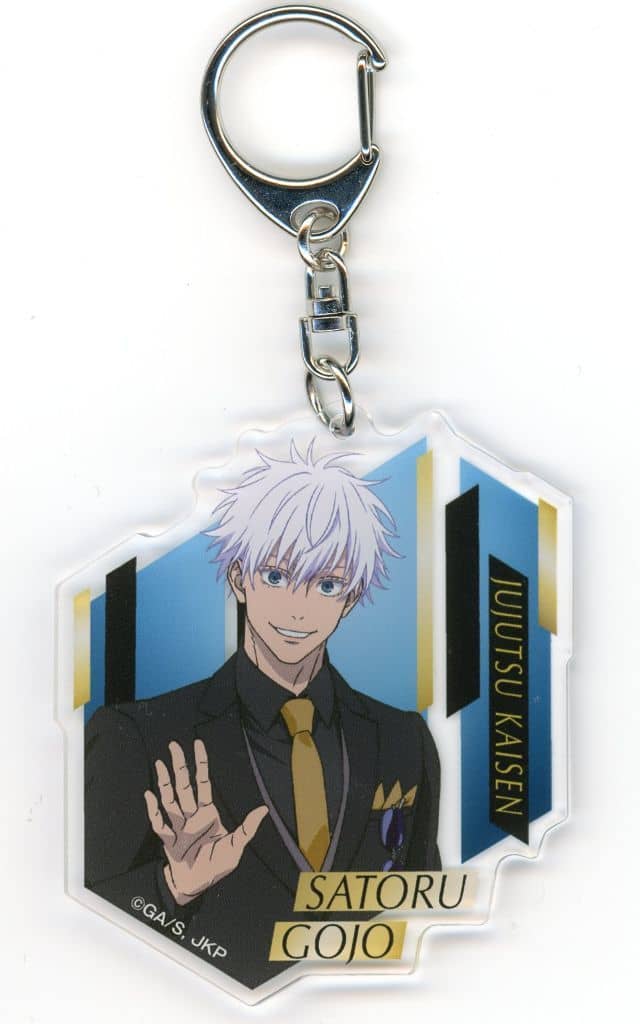 Satoru Gojo Acrylic Keychain - Jujutsu Kaisen 5th Anniversary POP UP SHOP in Marui (Artemis) Approx. 68 x 75 mm - Pre-owned