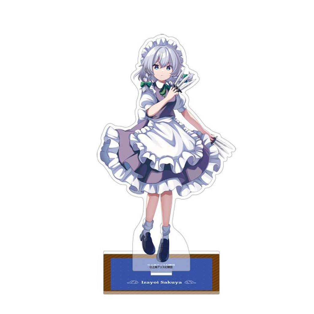 Sakuya Izayoi Acrylic Stand - Touhou Project - Movic Pre-owned Approx. 18cm Acrylic Figure Stand
