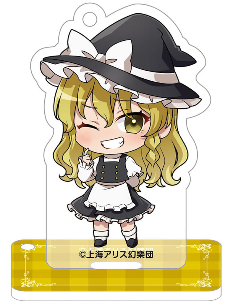 Marisa Kirisame Acrylic Stand Keychain - Touhou Project Acrylic Keyholder Collection (Movic, Approx. 6.5cm) - Pre-owned