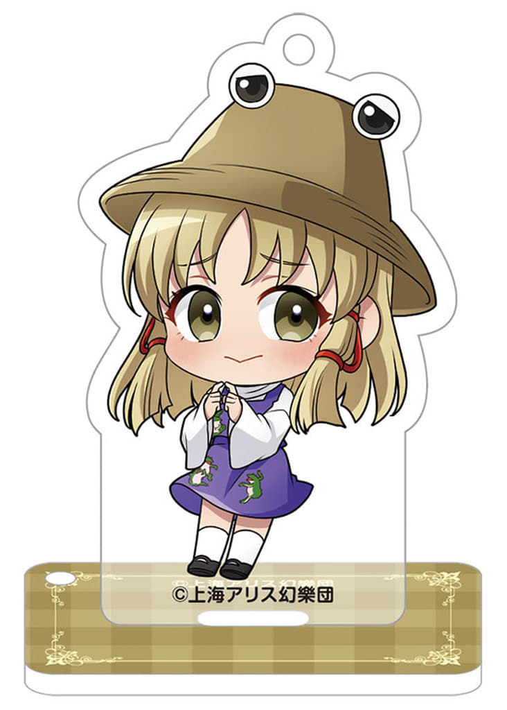 Suwako Moriya Acrylic Stand Keychain with Stand - Touhou Project Movic - Approx. 6.5 cm x 6.5 cm (Pre-owned)