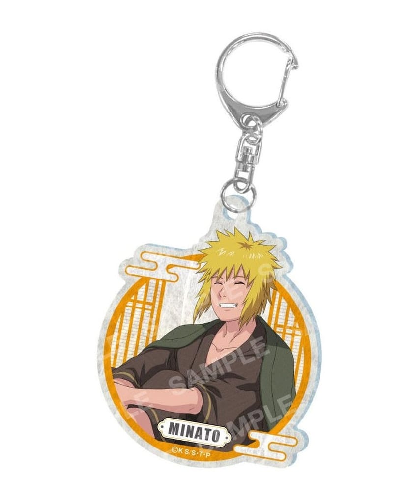 Minato Namikaze Acrylic Keychain - Naruto Shippuden Washi-Style 50×Approx. 50 x 65 x 2 mm (Pre-owned)
