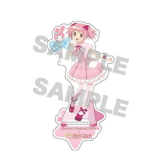 Madoka Kaname Mello Sanrio Characters x Puella Magi Madoka Magica Premium Shop Acrylic Stand - Up Fields - Pre-owned, Approx H150mm / Base Approx. 60 x 60 mm