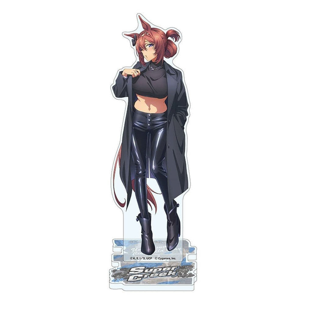 Super Creek Rebellious Style Ver. Acrylic Stand - Umamusume: Cinderella Gray - Happinet Media Marketing - Approx. 16cm x 11cm (Brand New)