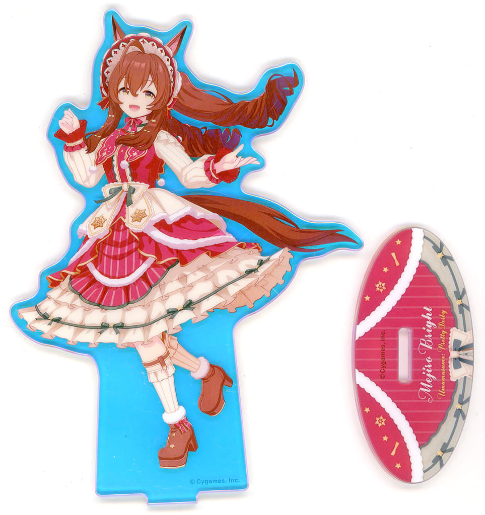 Mejiro Bright Aurora Acrylic Stand Vol.8 — Story Event Snow Lolita Outfit (Movic) — Umamusume Pretty Derby — Pre-owned