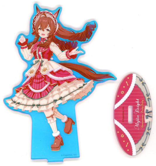 Mejiro Bright Aurora Acrylic Stand Vol.8 — Story Event Snow Lolita Outfit (Movic) — Umamusume Pretty Derby — Pre-owned