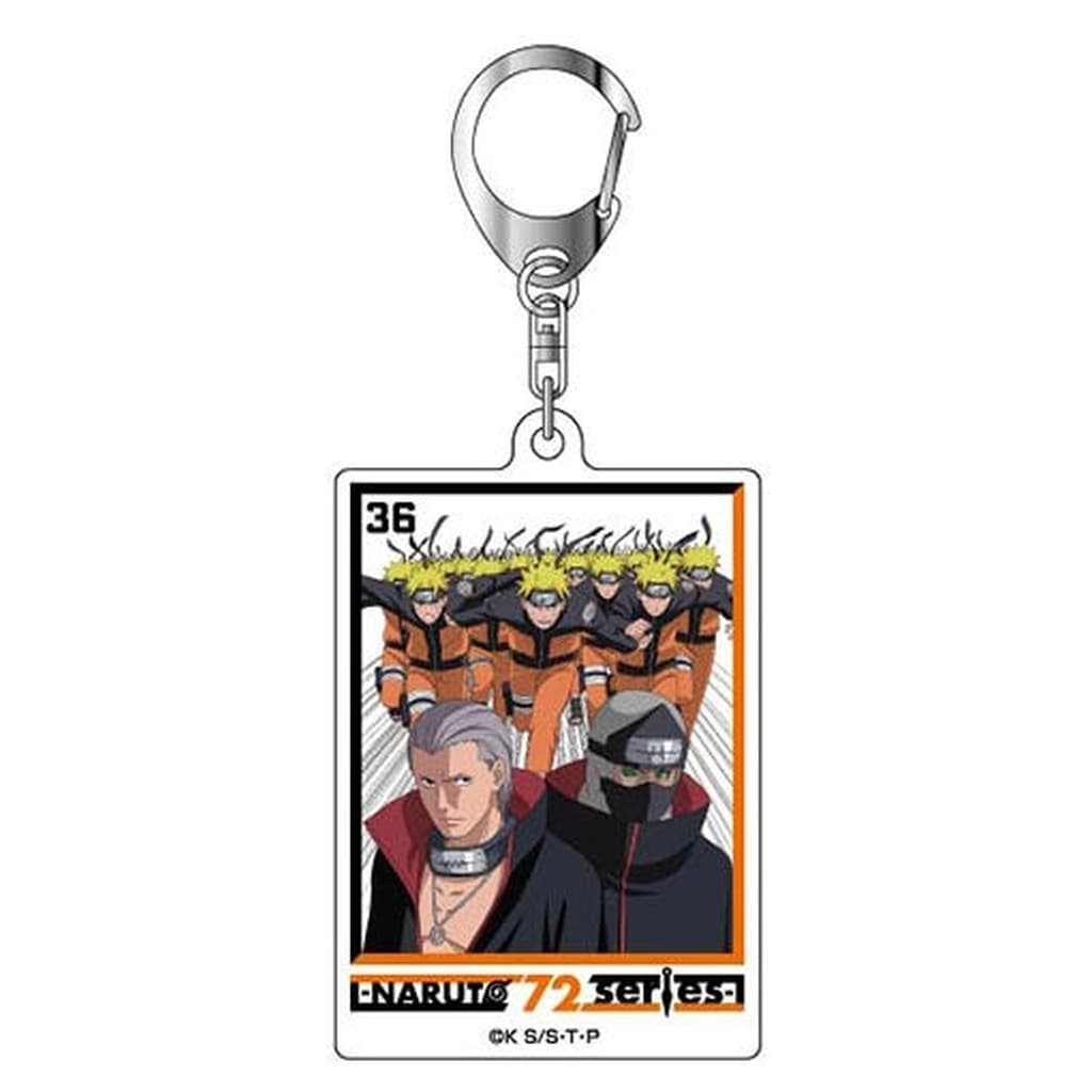 Volume 36 Cover Illustration Acrylic Keychain - Naruto Shippuden - Approx. 71 x 46 x 3 mm - Hase-Pro / Bandai (Pre-owned)