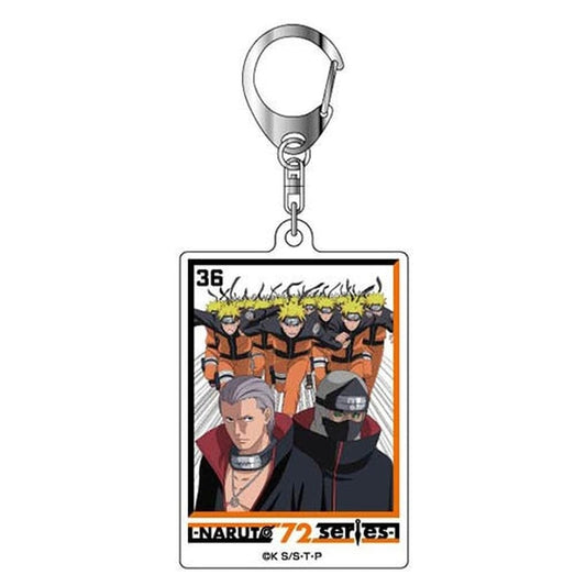 Volume 36 Cover Illustration Acrylic Keychain - Naruto Shippuden - Approx. 71 x 46 x 3 mm - Hase-Pro / Bandai (Pre-owned)