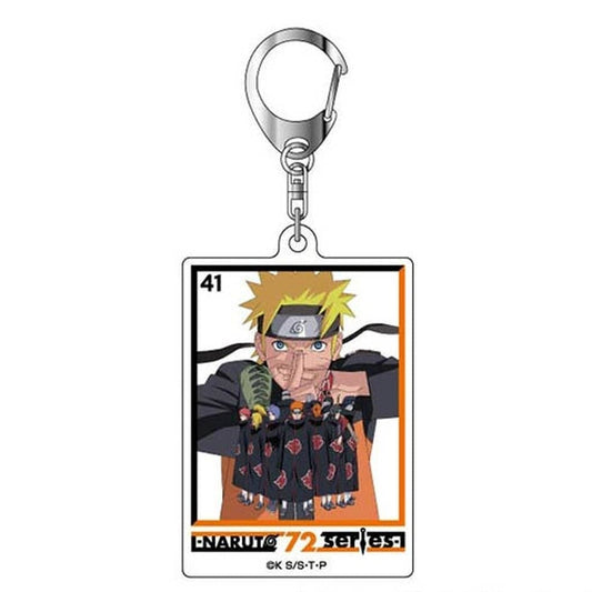 Volume 41 Cover Illustration Acrylic Keychain - NARUTO 72 Series - Hase Pro / Bandai (Approx. 71 x 46 x 3 mm) (Used)