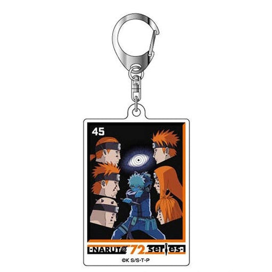 Naruto Shippuden Acrylic Keychain - Volume 45 Cover Illustration (Approx. 71 x 46 x 3 mm) Hase-Pro / Bandai - Pre-owned