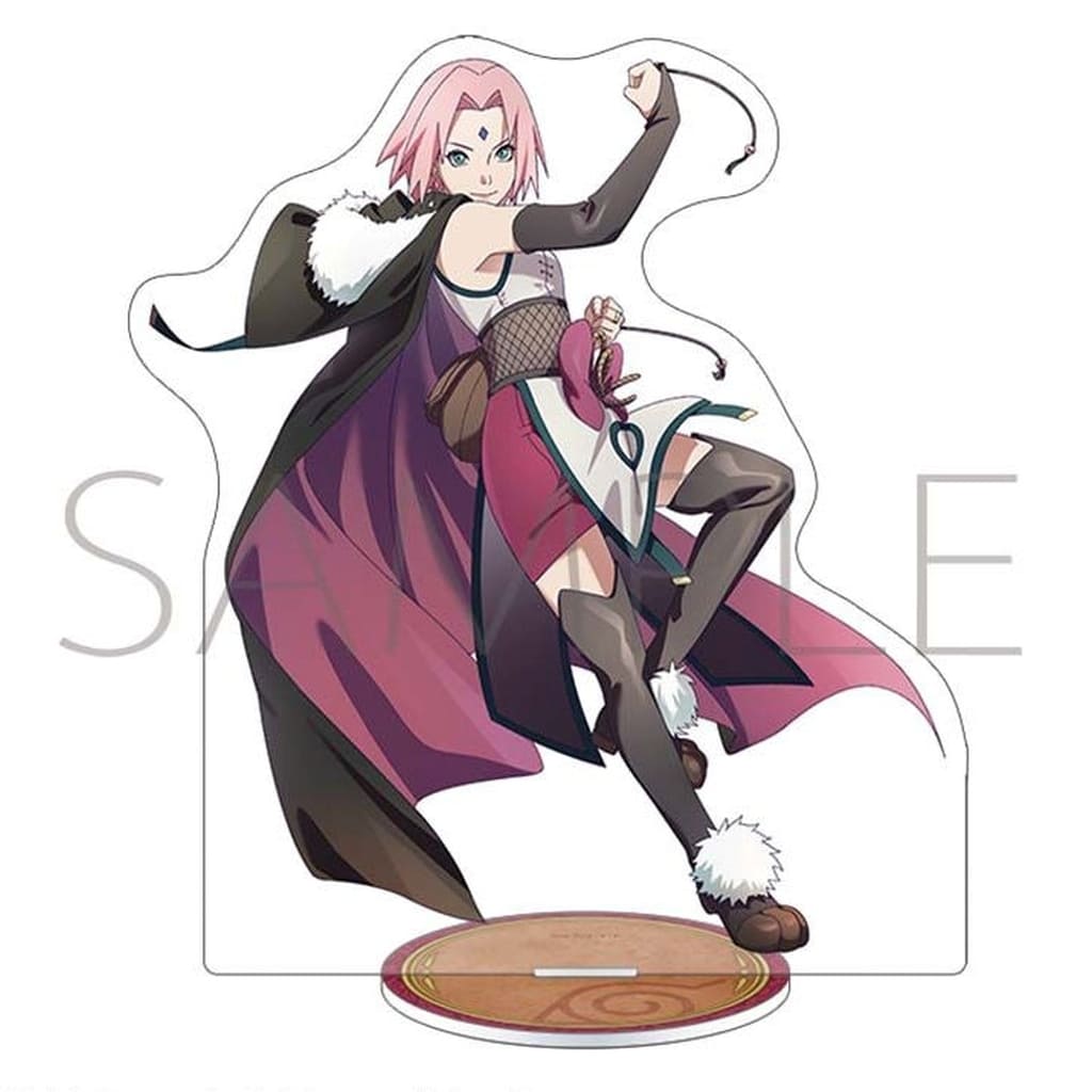 Sakura Haruno Acrylic Stand - Movic - Naruto Shippuden - Approx. 18 x 13.5 cm (Pre-owned)