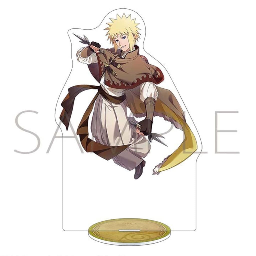 Minato Namikaze Acrylic Stand - Naruto Shippuden - Movic Approx. 18 x 13.5 cm (Pre-owned)
