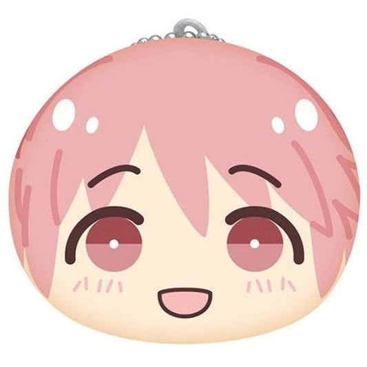 Madoka Kaname Plush Mascot - Puella Magi Madoka Magica Movie 'Rebellion' Omanju Nigi Nigi Mascot (Approx. 50 x 70 x 50 mm, Ensky, Pre-owned)
