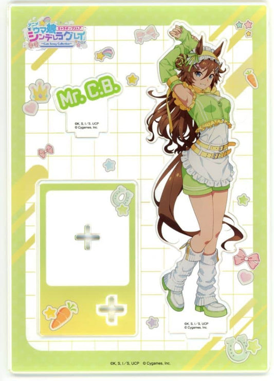 Mr. C.B. Acrylic Stand - Umamusume: Cinderella Gray Character Pop Store "Cute Jersey Collection" (Bandai Namco Amusement, 148×210mm) (Pre-owned)