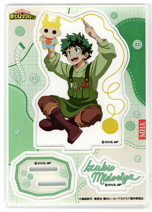 Izuku Midoriya Acrylic Stand - Ami Amigurumi Series My Hero Academia FINAL SEASON Broadcast Fair in Hands (Approx. 100 x 140 mm) by YTE
