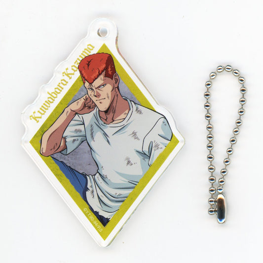 Kazuma Kuwabara Acrylic Keychain - WEB Kuji Yu Yu Hakusho 14 "After the battle" E Prize (Approx. 70 mm) - Di-Techno
