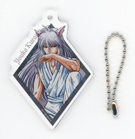 Yoko Kurama Acrylic Keychain - Web Kuji Yu Yu Hakusho Vol.14 "After the battle" E Prize (Approx. 70 mm) Di-Techno - Pre-owned