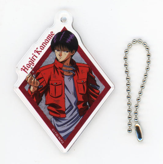 Kaname Hagiri Acrylic Keychain - WEB Kuji Yu Yu Hakusho 14th 'After the battle' E Prize (Approx. 70 mm, Di-Techno)