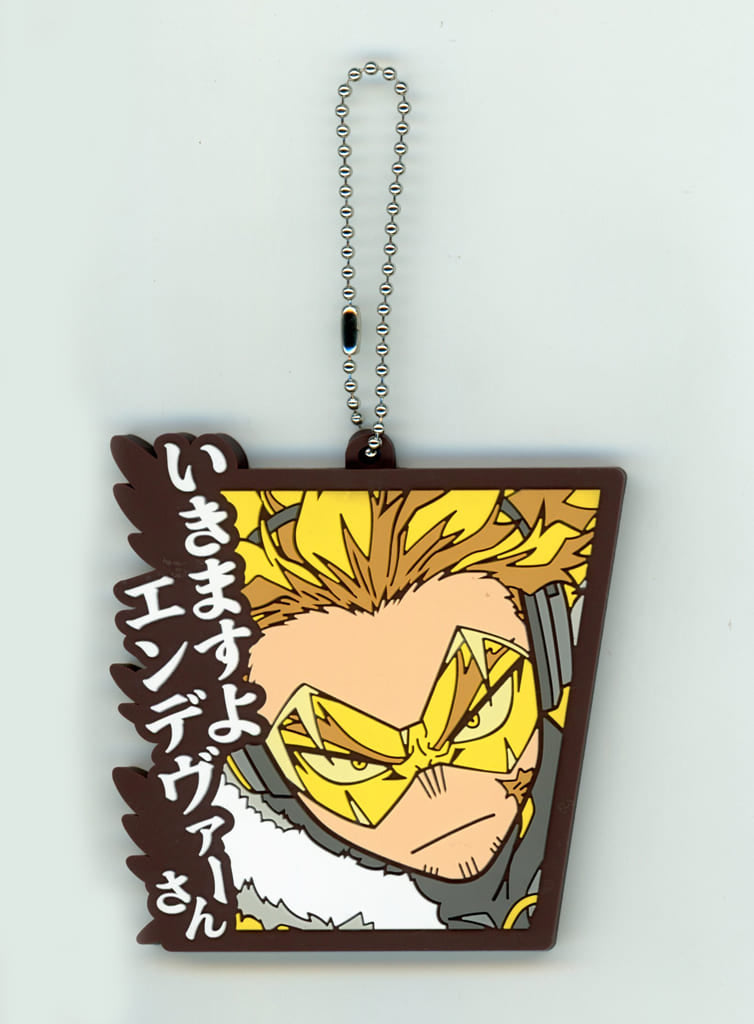 Hawks Rubber Charm Keychain from My Hero Academia Ichiban Kuji Happiness Above All J Prize, Approx. 6 cm, BANDAI SPIRITS