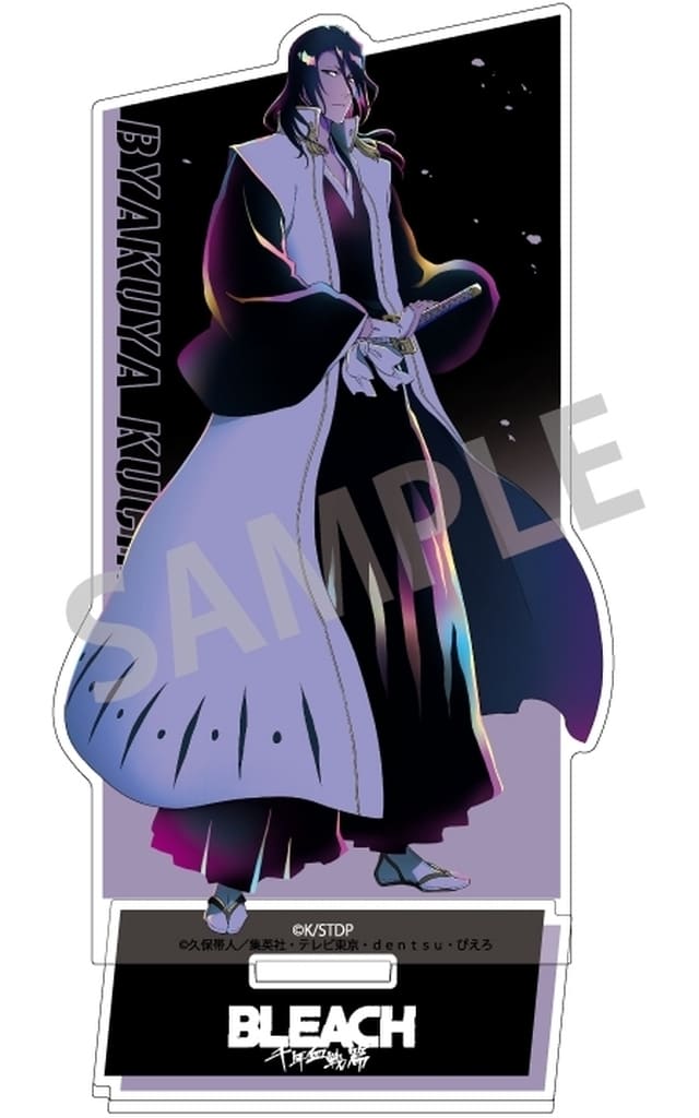 Byakuya Kuchiki Acrylic Stand - BLEACH: Thousand-Year Blood War (Kamio Japan) Approx. 144 x 109 x 3 mm - Pre-owned