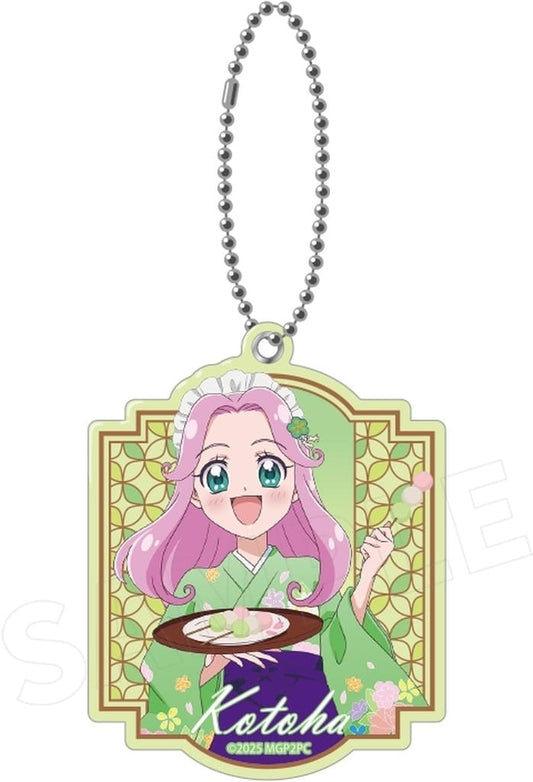 C. Hanami Kotoha (Sweet Shop ver.) Acrylic Slide Mirror - Maho Girls Precure!! ~MIRAI DAYS~ - ANICRAFT - Approx. 70 x 70 mm - Pre-owned
