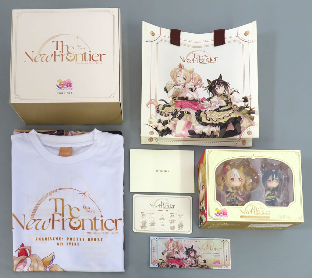Umamusume Pretty Derby 6th EVENT The New Frontier Autumn Performance — 6-Bonus Official Ticket Goods Set (Cygames, Used)