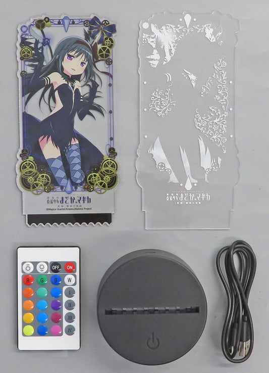 Homura Akemi Illumina Acrylic Stand A-2 Prize - Puella Magi Madoka Magica (Movic, Approx. 16 cm) Pre-owned