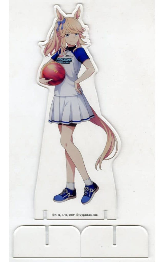 Gold City BIG Acrylic Stand - Umamusume: Cinderella Gray × ROUND1 Amusement Corner Limited (Approx. 24cm) Chugai Kogyo