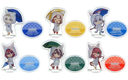 Oguri Cap / Belno Light / Tamamo Cross / Super Creek / Symboli Rudolf / Maruzensky Mini Acrylic Stand Complete Set - Umamusume: Cinderella Gray Lawson / Loppi / HMV Limited (Double Culture Partners)