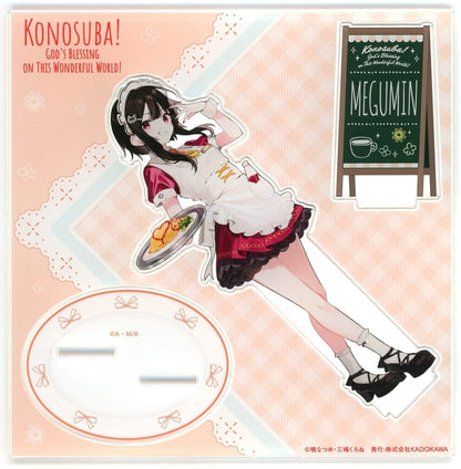 Megumin Acrylic Stand - KonoSuba Axel Maid Cafe