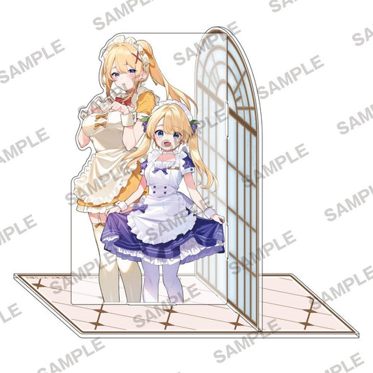 KonoSuba Darkness & Iris Acrylic Bookend Maid Ver.