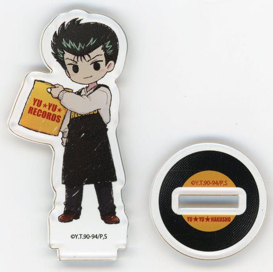 Yusuke Urameshi Acrylic Petit Stand - Yu Yu Hakusho POP UP SHOP in Tower Records (Approx. 40 mm, Pre-owned, Tower Records)