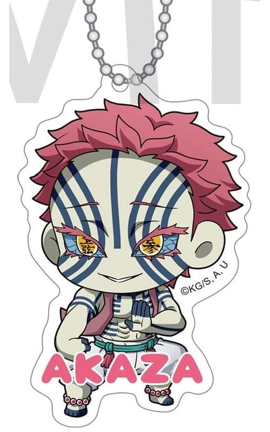 Akaza Acrylic Keychain - Demon Slayer: Kimetsu no Yaiba Acrylic Keyholder Collection (Movic, Approx. 7 x 7 cm) - Pre-owned