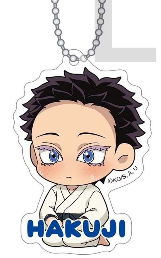Hakuji Acrylic Keychain - Demon Slayer: Kimetsu no Yaiba Acrylic Keyholder Collection (Movic) - Approx. 7 x 7 cm - Pre-owned