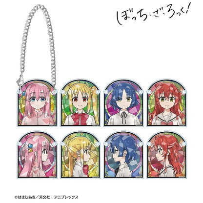 Bocchi the Rock! Aure Glass Acrylic Door Plate Charms Set of 8