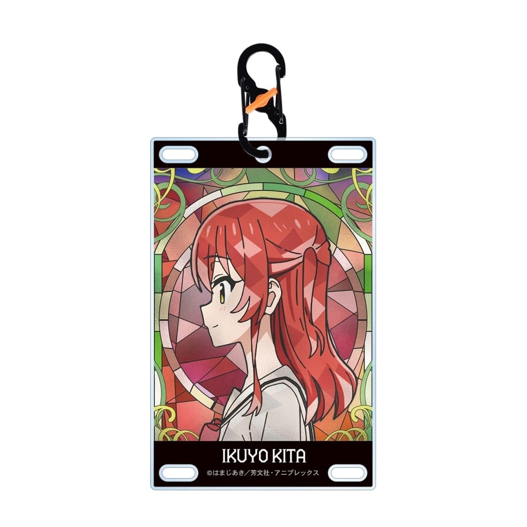 Ikuyo Kita Aure Glass Card Acrylic Keychain with Carabiner