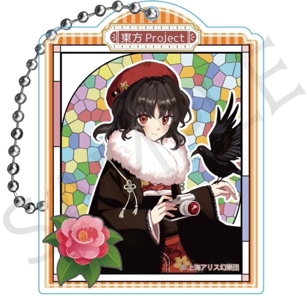 Aya Shameimaru Acrylic Trading Keychain Haikara-san ver. Vol.2 - impact connect - Approx. 6.5cm (Pre-owned)