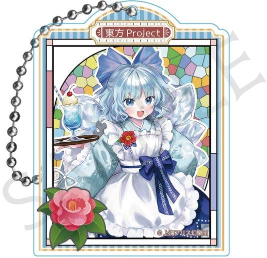 Cirno Acrylic Keychain - Touhou Project Trading Acrylic Keyholder Haikara-san ver. Vol.2 (Impact Connect) 6.5cm Pre-owned