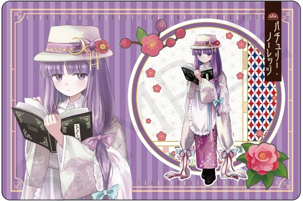 Patchouli Knowledge Rubber Mat High-collar Ver. (impact connect) — Touhou Project Floor Mat 40 cm x 60 cm x 0.2 cm (Pre-owned)