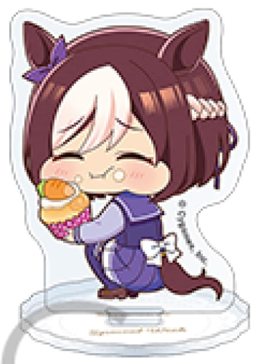Special Week Acrylic Stand - Umamusume Pretty Derby "Kapurikko Cheek Puff" Collection (Movic, ~7×6 cm) Pre-owned