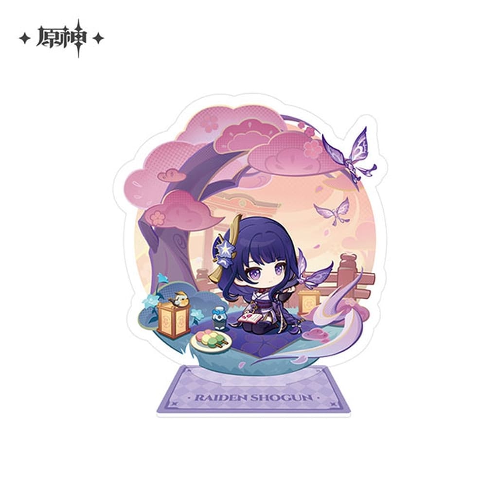 Raiden Shogun Teyvat Exhibition Series Acrylic Stand